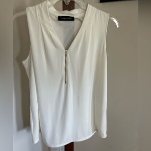 Ivanka Trump 1/4 Zip Blouse,Top Sleeveless NWT‎ Women’s size M